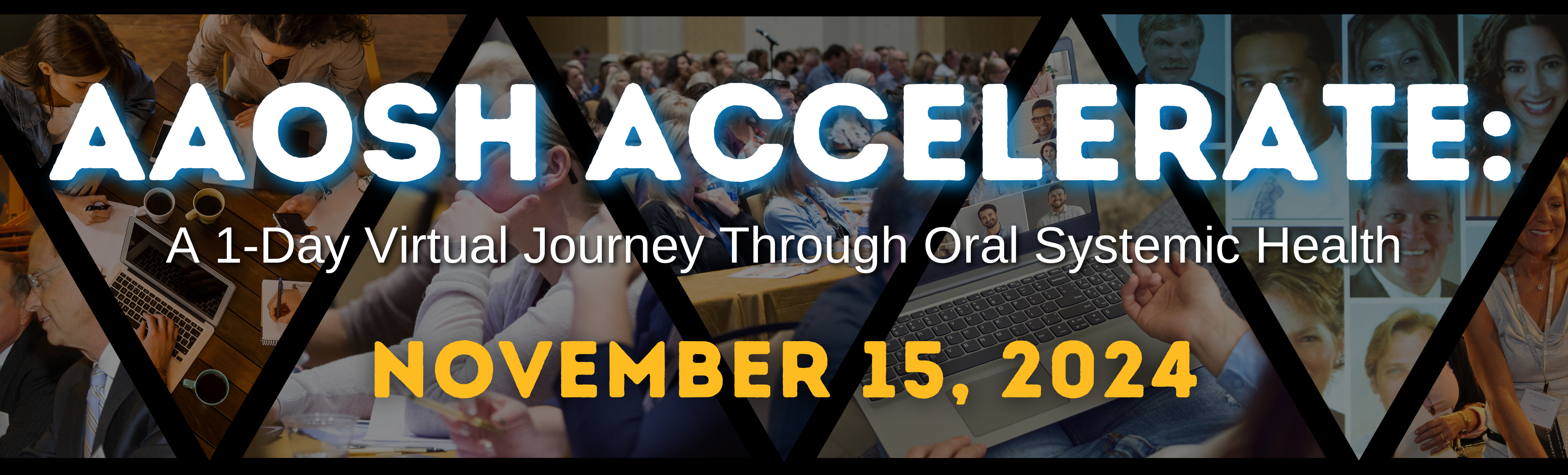 AAOSH Accelerate 2024 Banner
