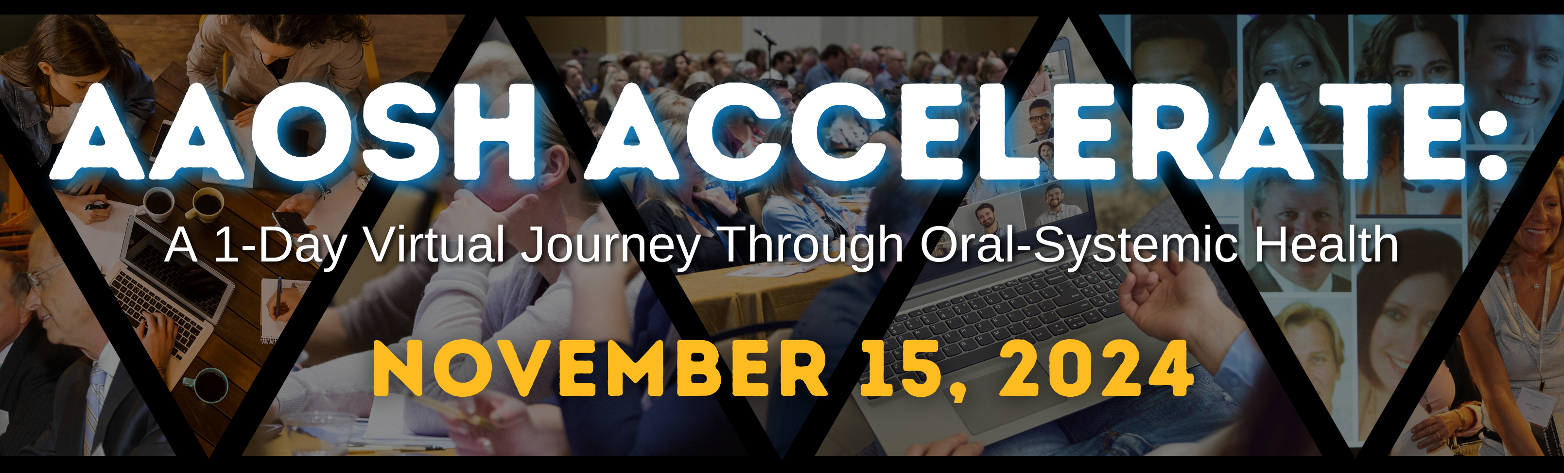 AAOSH Accelerate 2024 Banner
